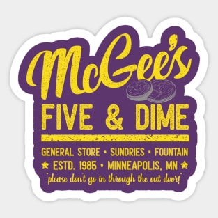 McGee's Five & Dime Sticker